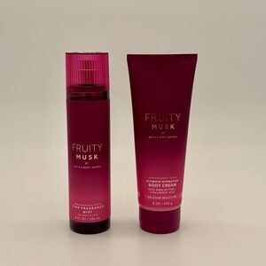 Bath and Body Works Fruity Musk Gift Set NWT